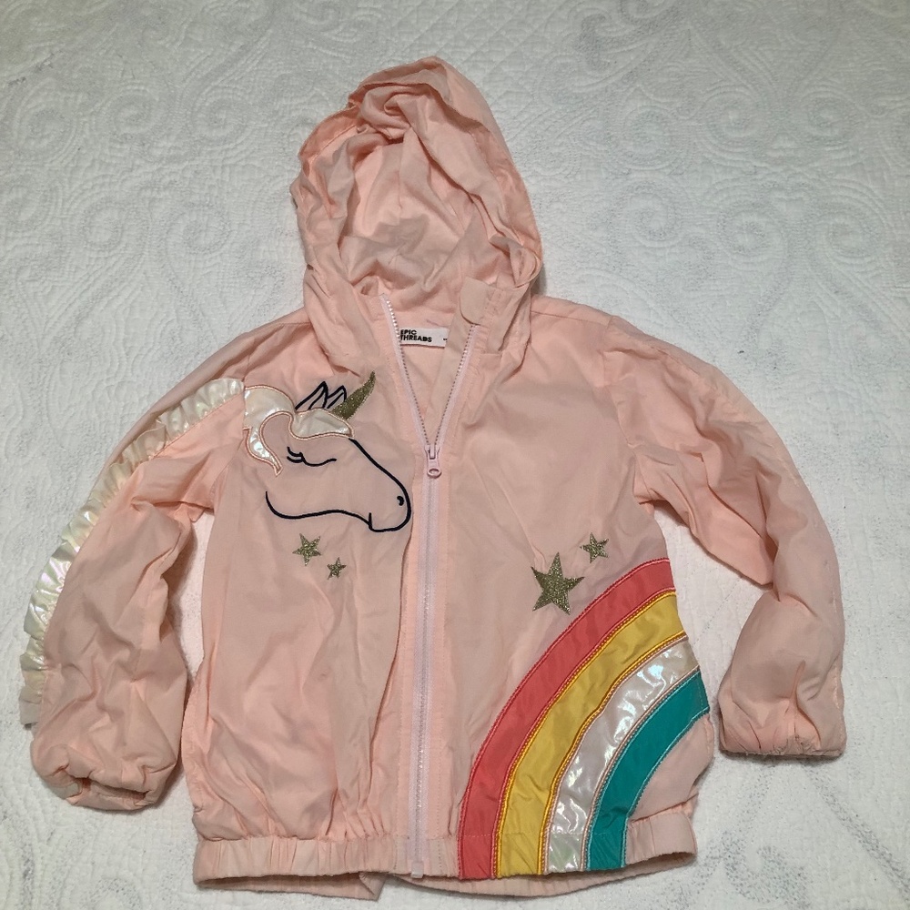 Toddler Unicorn Windbreaker